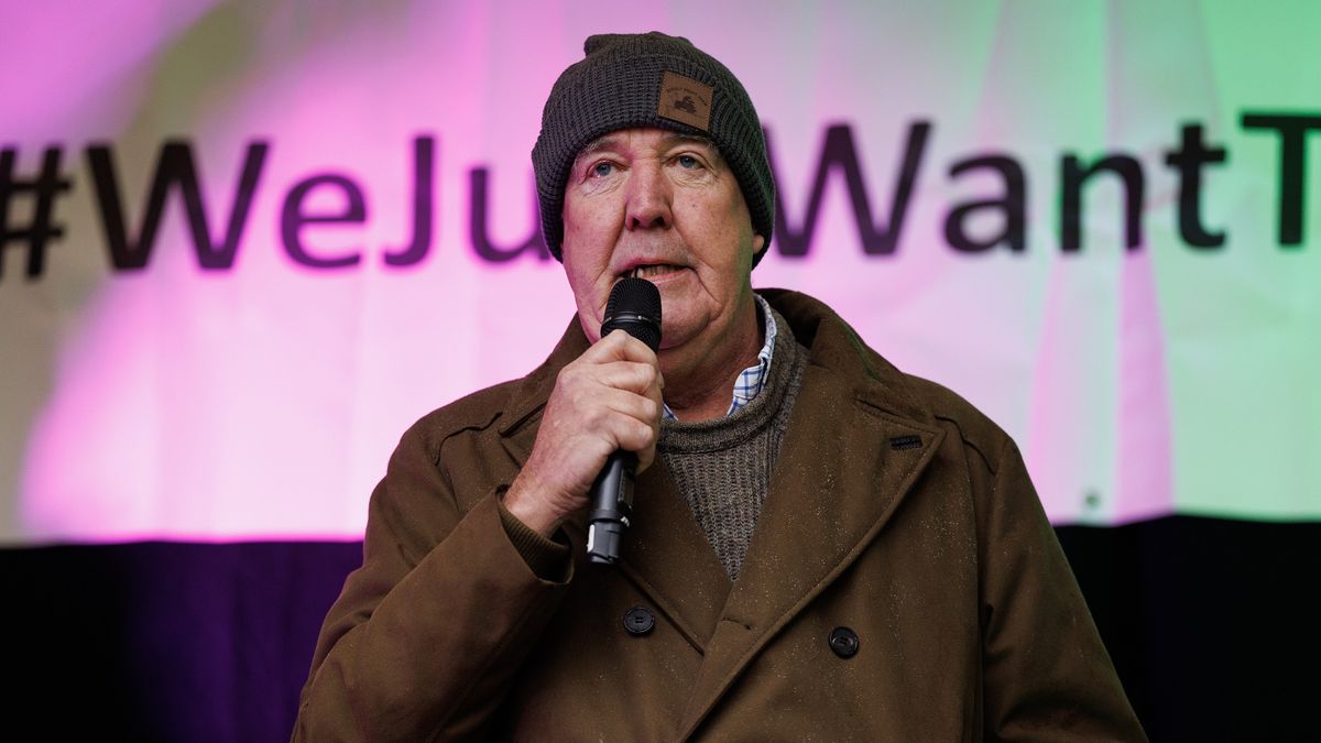 Farmers Rally In London Against Proposed Changes To Inheritance Tax
LONDON, ENGLAND - NOVEMBER 19: TV presenter Jeremy Clarkson speaks to the crowd during a farmers demonstration on Whitehall on November 19, 2024 in London, England. Thousands of farmers descended on central London to protest against changes to inheritance tax announced in the budget last month. The farmers argue that the changes will destroy family farms and that the nation's food security is at risk, while the government says that the change will likely affect only around 500 larger estate farms. (Photo by Dan Kitwood/Getty Images)
Dan Kitwood
bestof, topix