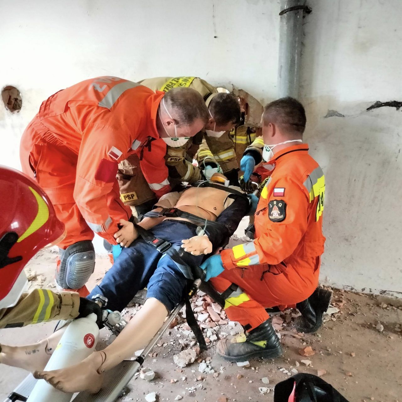 Województwo lubelskie: Trwają ćwiczenia zgrywające służb i jednostek KSRG