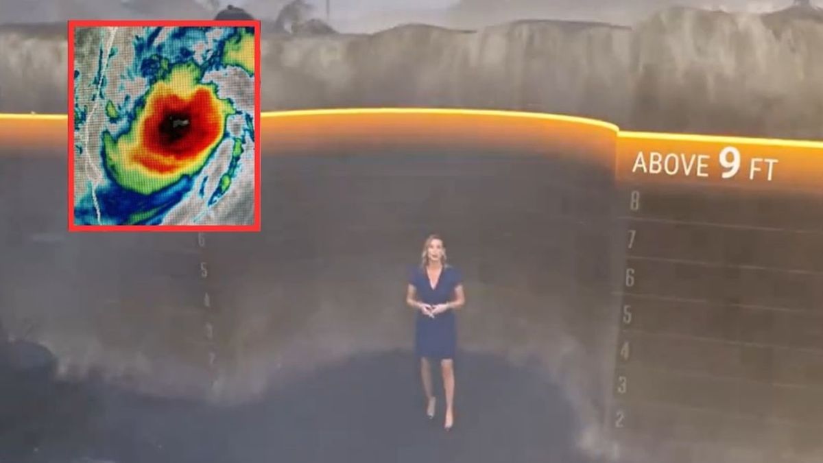 Przerażająca wizualizacja powodzi po huraganie