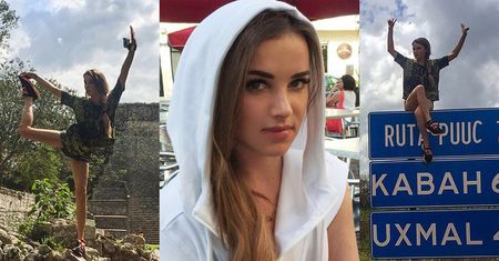 Maffashion pozuje w meksykańskich ruinach… (ZDJĘCIA)