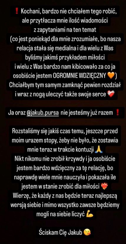 Michał Kassin oświadczenie