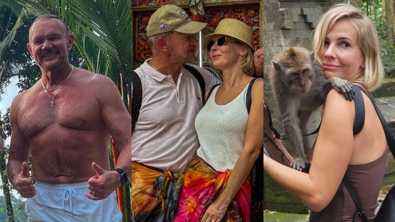 Cezary i Edyta Pazurowie na Bali
