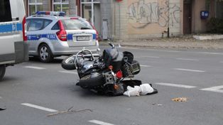 Słupsk: Wypadek na skrzyżowaniu ulic Szczecińskiej i Kossaka