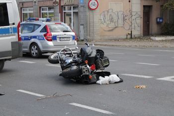 Słupsk: Wypadek na skrzyżowaniu ulic Szczecińskiej i Kossaka