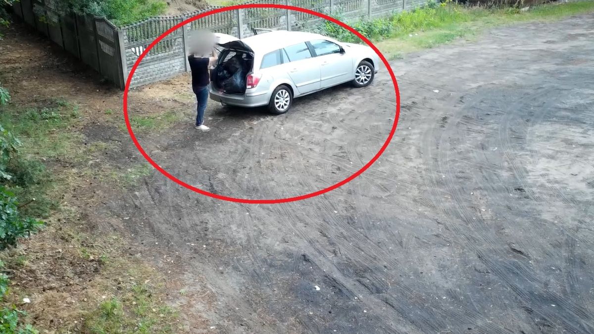 Mężczyzna przywiózł i zostawił śmieci. Skandaliczne zachowanie