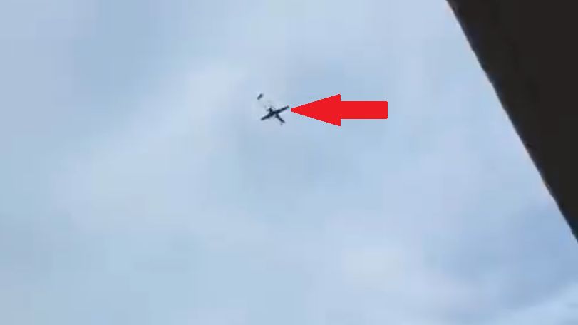 Ukraiński dron PD-1 widziany nad Soczi.