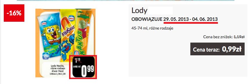 Inflacja zjada lody
