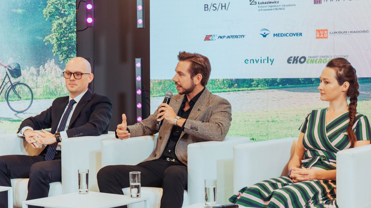 dr Michał Domaszewski podczas panelu o upowszechnianiu sportu