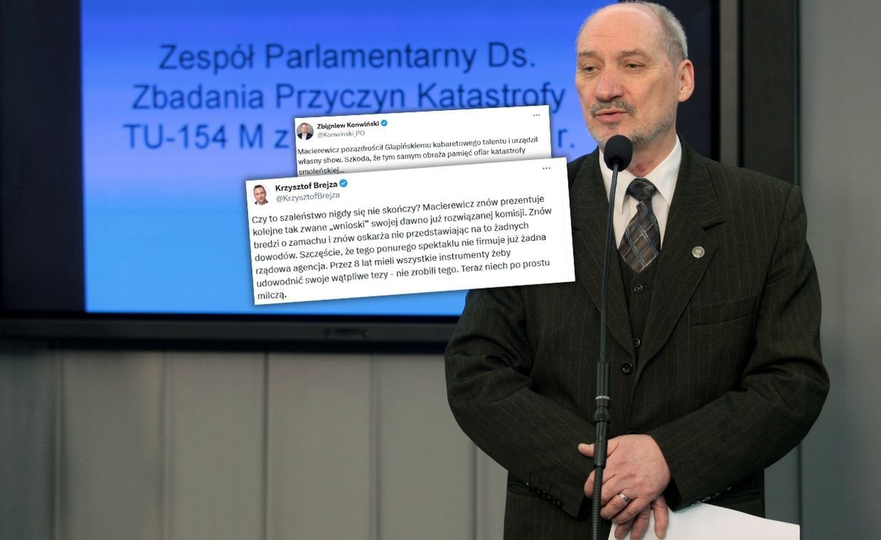 Antonii Macierewicz nie daje za wygraną. "Znów bredzi o zamachu"