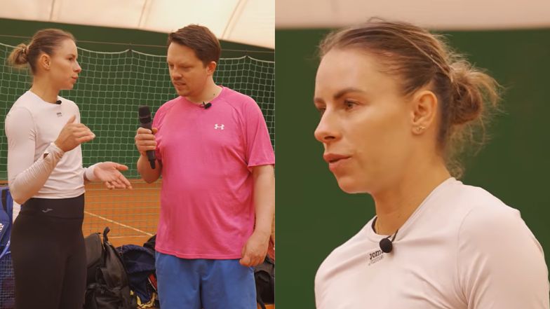 Magda Linette w "Kanale Minus" Michała Marszała