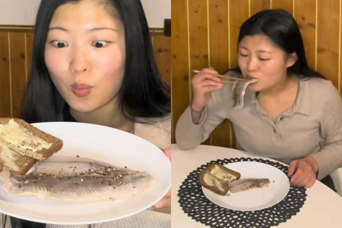 Japonka spróbowałam polskiego śledzia