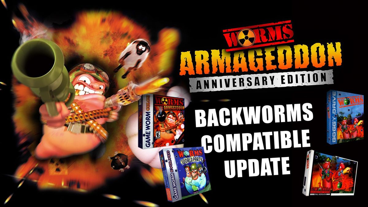 Rocznicowe wydanie Worms Armageddon z retro zawartością i kampanią jest już dostępne na PS5, Xbox, Switch oraz z darmową aktualizacją Backworms.
