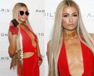 Biust Paris Hilton promuje nową linię kosmetyków. Kuszący? (FOTO)