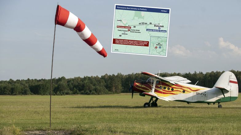 Chcą zbudować dwa lotniska na Podlasiu. "Myślałem, że przykład Radomia nas czegoś nauczył"