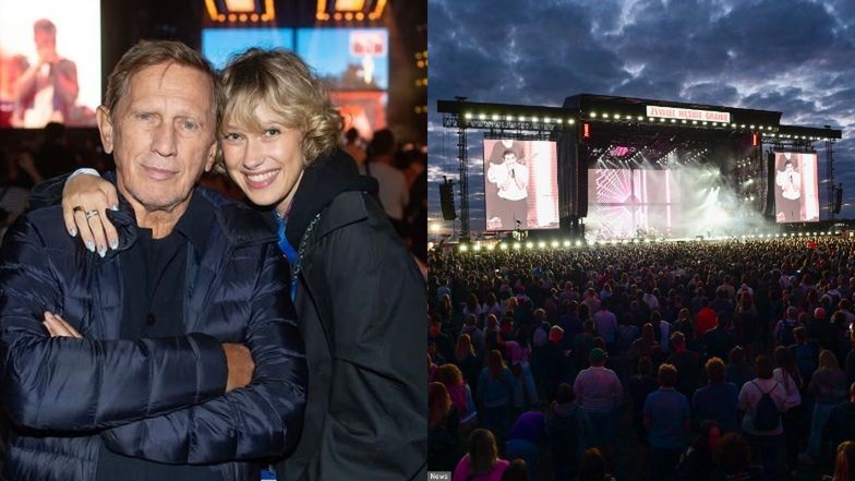 Helena i Jan Englertowie na koncercie Męskiego Grania