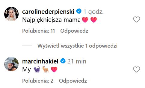 Hakiel zachwyca się ciążowymi fotkami ukochanej