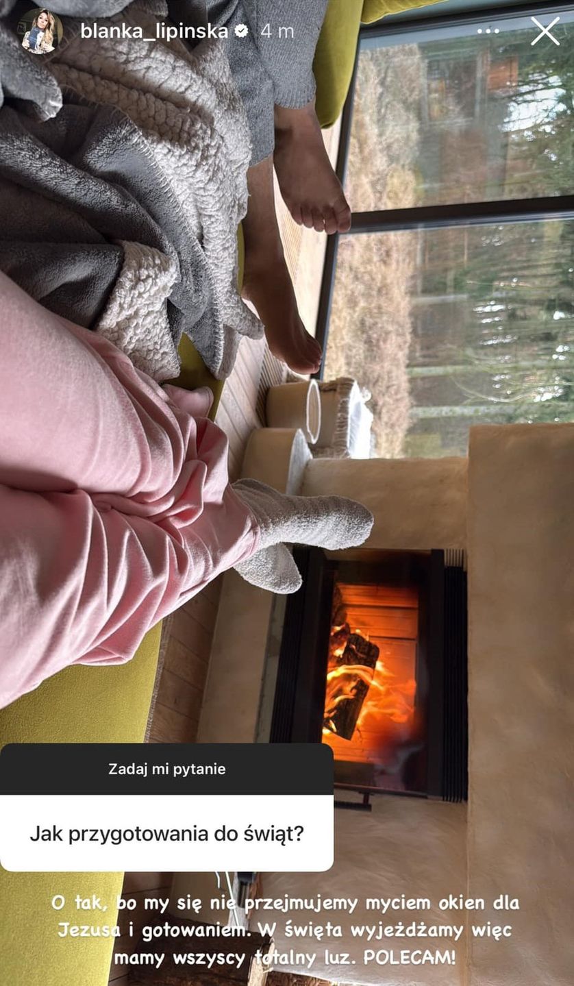 Blanka Lipińska "nie przejmuje się myciem okien dla Jezusa"