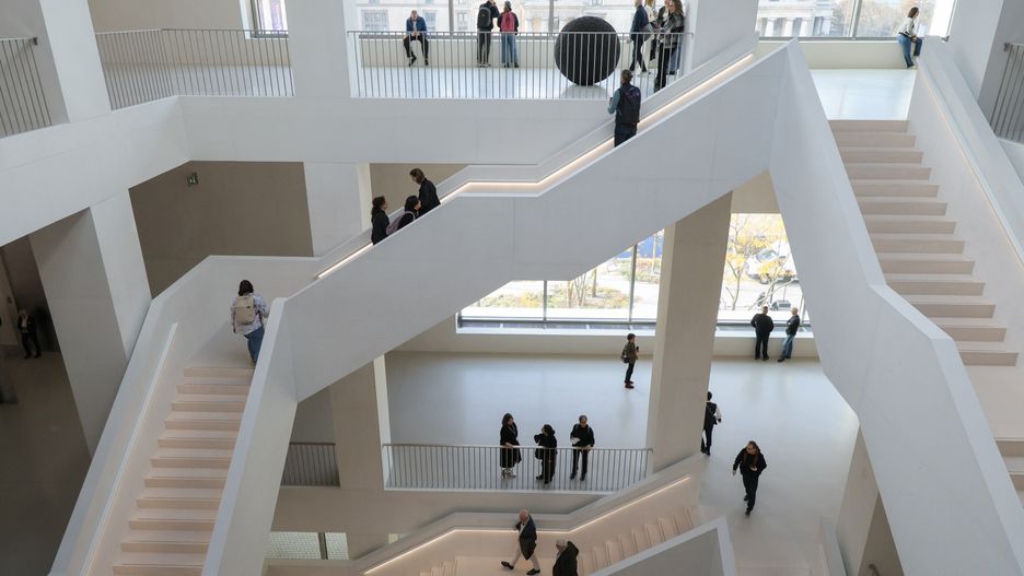 Tak wygląda wnętrze Muzeum Sztuki Nowoczesnej w Warszawie 
