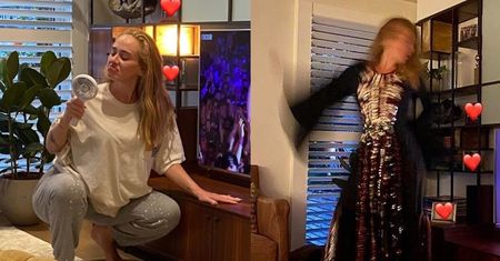 Imprezowa Adele chwali się utratą 45 KILOGRAMÓW: "Już po pięciu cydrach" (ZDJĘCIA)