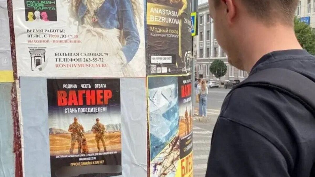 Plakaty grupy Wagnera oszukują kandydatów