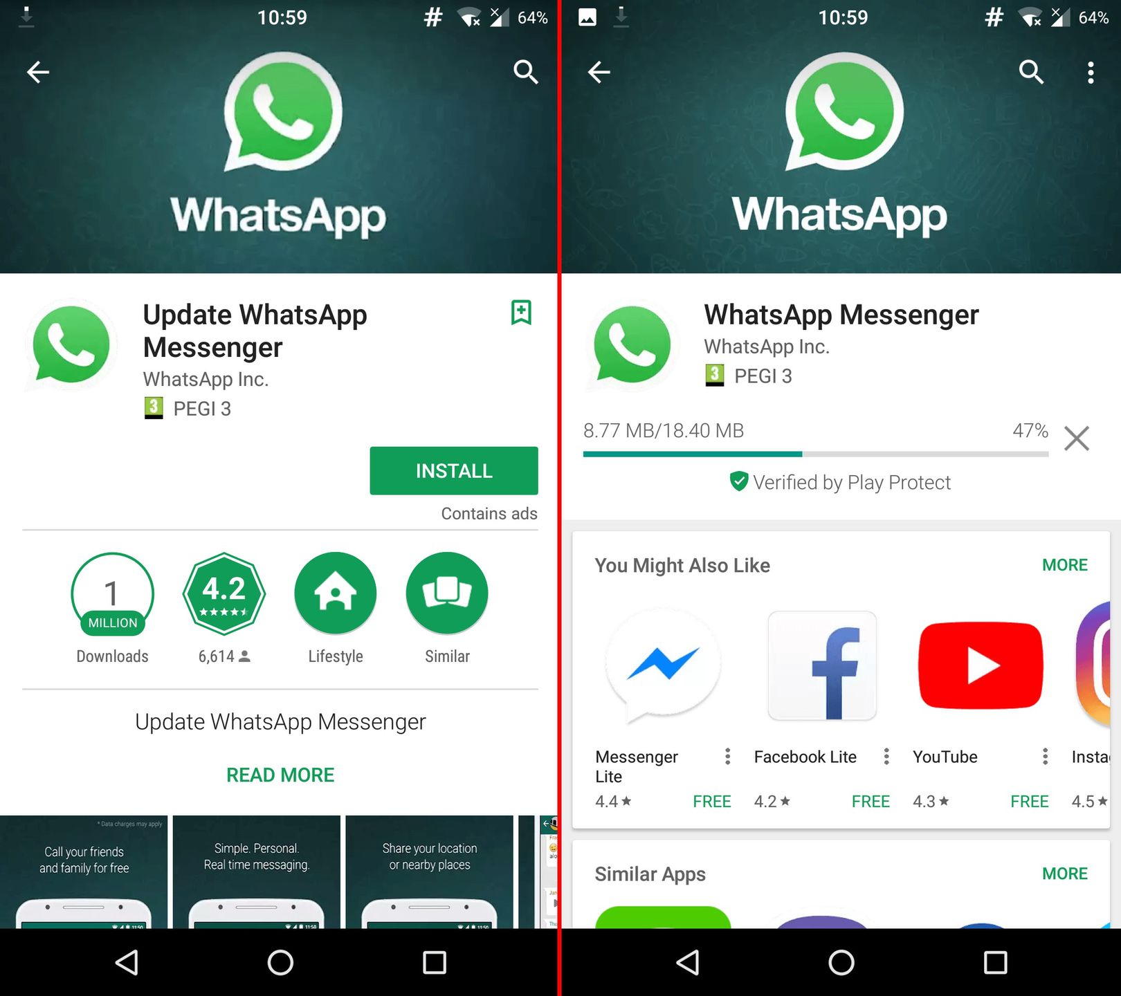 Fałszywy WhattsApp w sklepie Play pobrany ponad milion razy 3