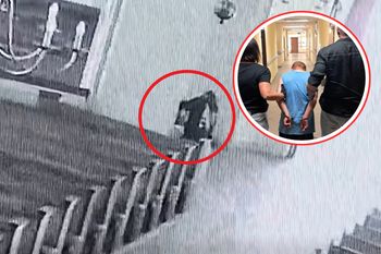 34-latek włamał się do kościoła. Nagrała go kamera