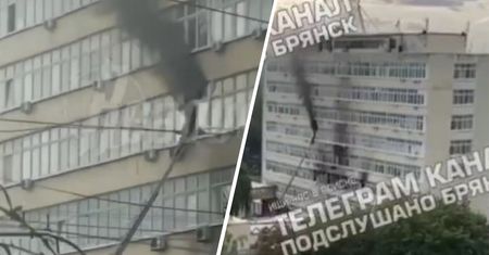 Drony uderzyły w Rosji. Drugie trafienie w ten sam budynek w dobę [RELACJA NA ŻYWO]