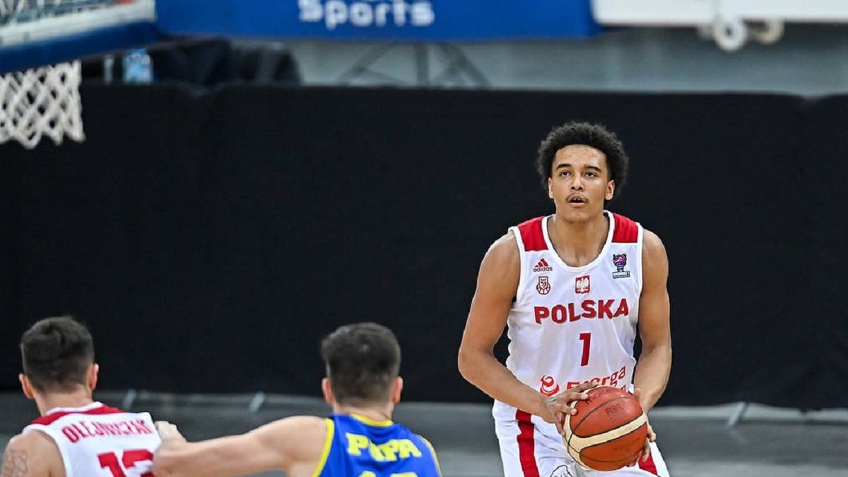 Jeremy Sochan w barwach reprezentacji Polski