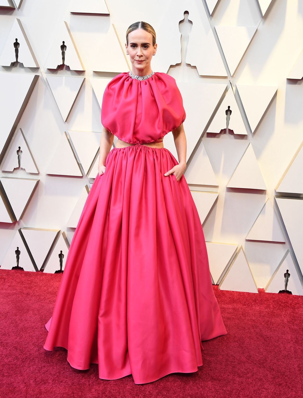 Sarah Paulson na rozdaniu Oscarów w 2019 roku 
