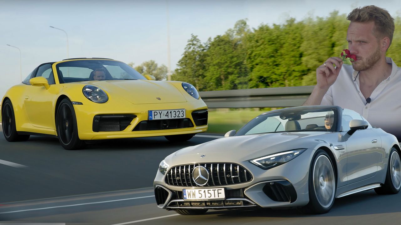 Porsche 911 Targa vs Mercedes SL 63 AMG - mnóstwo dylematów