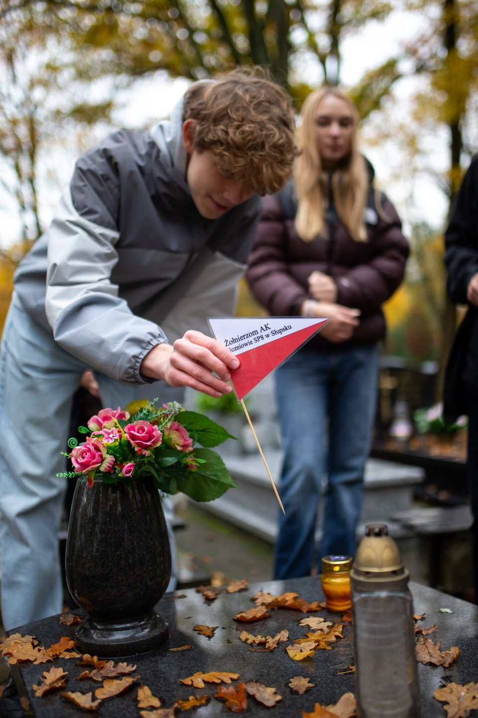 Młodzież ze Słupska i Wrześcia uczciła pamięć żołnierzy AK