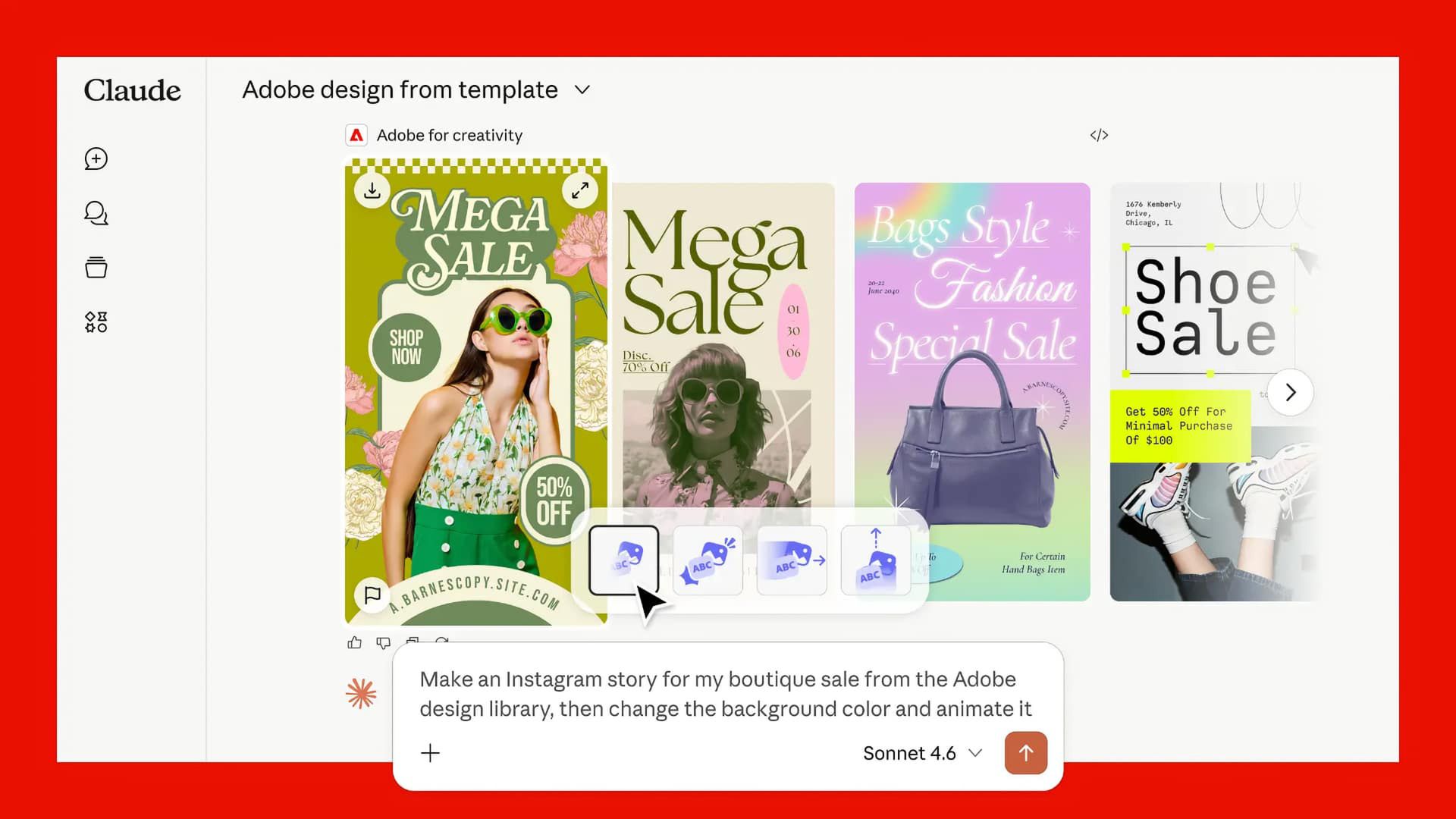 Integracja Claude z Adobe poszerza się