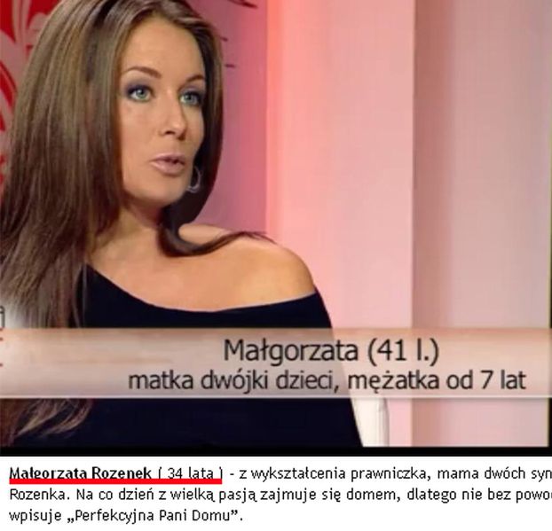 Rozenek i TVN KŁAMIĄ? Naprawdę ma... 43 lata?!