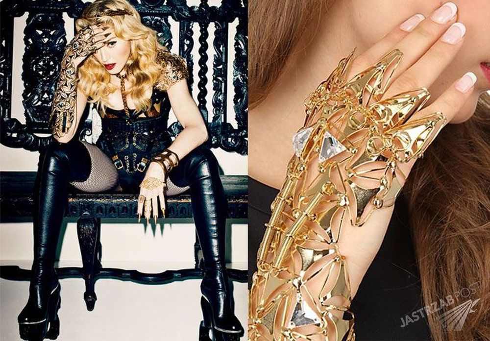 Madonna w biżuterii Idrissa Guelai
Fot. screen z pinterest