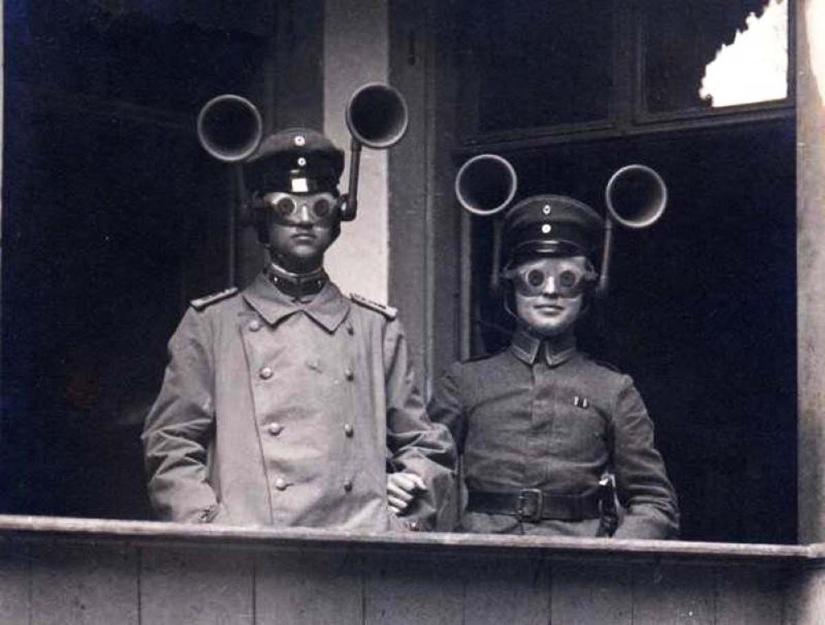 Niemieckie indywidualne aparaty nasłuchowe, 1917 r.