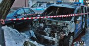 Szczawno-Zdrój. Podpalił radiowóz Straży Miejskiej. W trakcie zatrzymania wymachiwał nożem