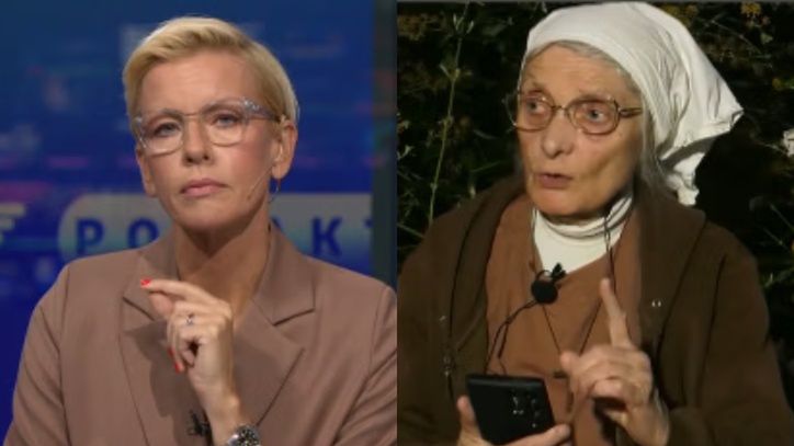 Chwile grozy podczas wywiadu z siostrą Chmielewską w TVN 24