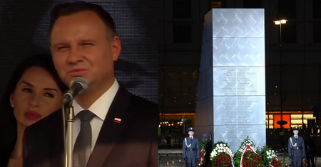Duda na odsłonięciu pomnika smoleńskiego: "Wierzę, że będzie nas jednoczył. Jest dla wszystkich!"