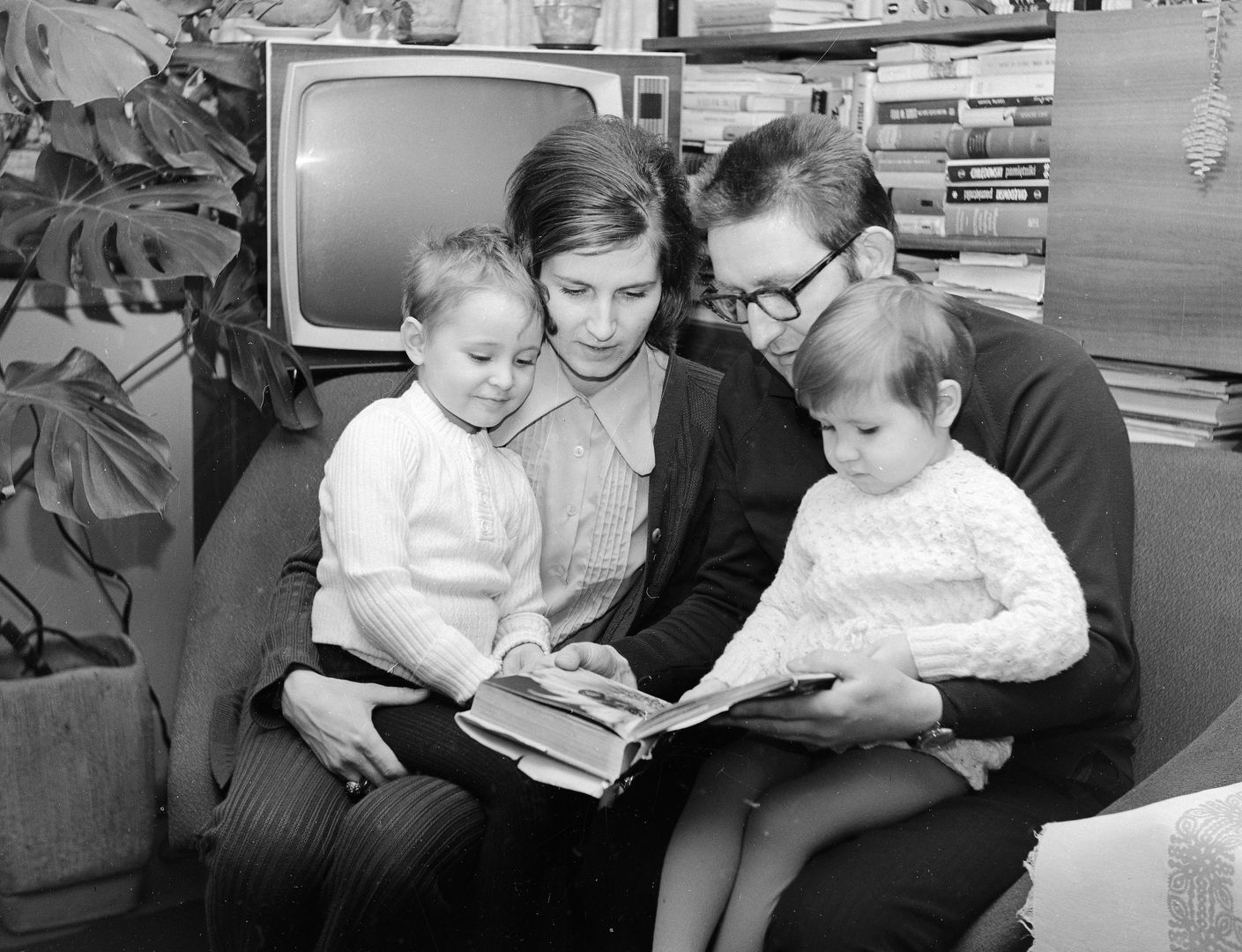 Rodzina lekarza z Maciejowic, 1973 r. 