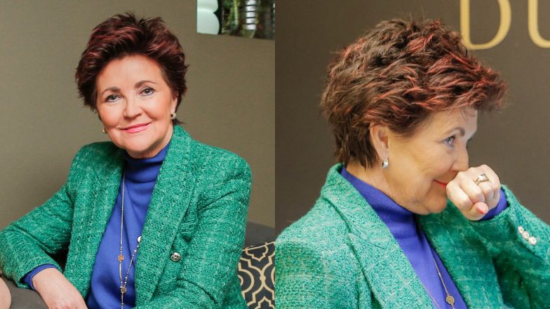 Jolanta Kwaśniewska wybrała się na prezentację perfum