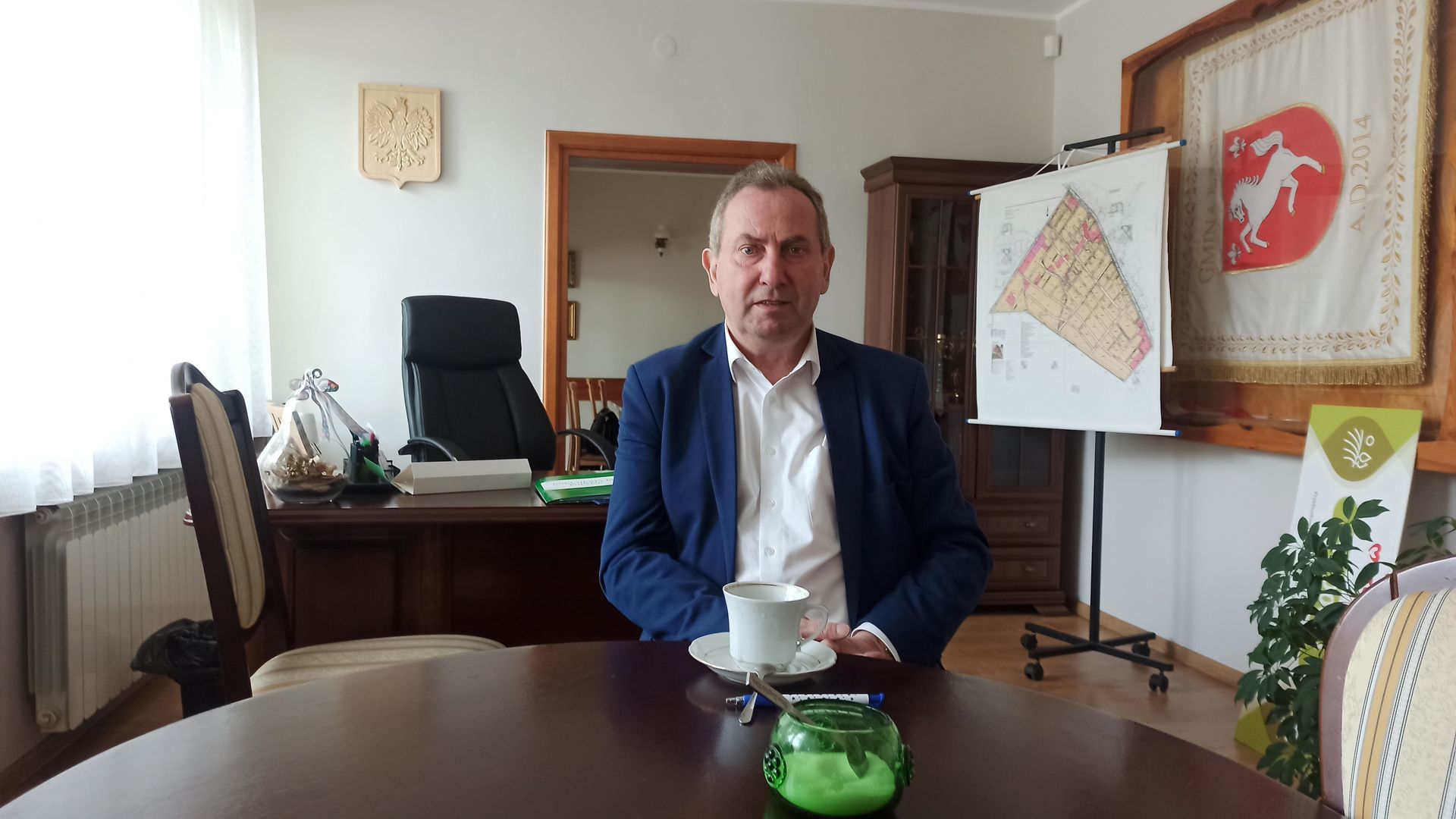 Zbigniew Białecki, wójt gminy Łąck, mówił o problemach samorządu w związku z inwestycją Orlenu 