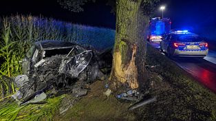 Tragiczny wypadek pod Tłukomami. Zginął 24-latek