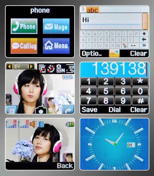 Dual SIM Cell Phone Watch