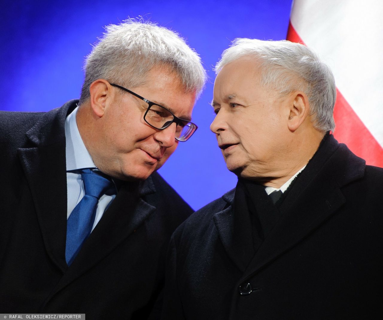 Ryszard Czarnecki i Jarosław Kaczyński 