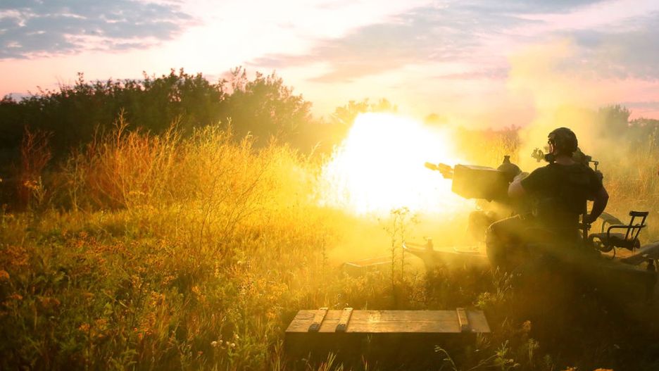 Air defence unit of Ukrainian National Guard
UKRAINE - AUGUST 10, 2022 - An anti-aircraft gunner of the task force unit of the National Guard of Ukraine uses anti-aircraft defence equipment against specific targets. This photo cannot be distributed in the Russian Federation. (Photo credit should read Vyacheslav Madiyevskyy/ Ukrinform/Future Publishing via Getty Images)
Future Publishing
ukraine conflict, russian invasion, ukraine war, russia-ukraine war, anti-aircraft warfare, counter-air, air defence, ukrainian national guard