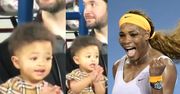 15-miesięczna córka Sereny Williams kibicuje jej na meczu tenisowym! (WIDEO)