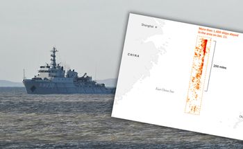 "Ściana" z tysięcy statków na morzu. Niepokojące manewry chińskiej floty