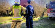Pożar domu w Siemieniu. Trzeba było rozebrać cały dach