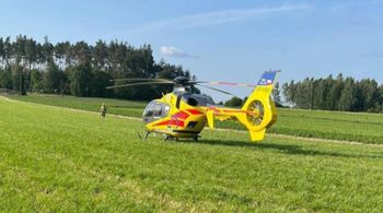 Groźny wypadek na hulajnodze elektrycznej. 14-latek w ciężkim stanie trafił do szpitala