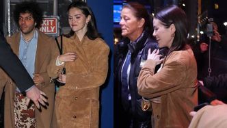 ODCHUDZONA Selena Gomez i Benny Blanco opuszczają mecz NBA
